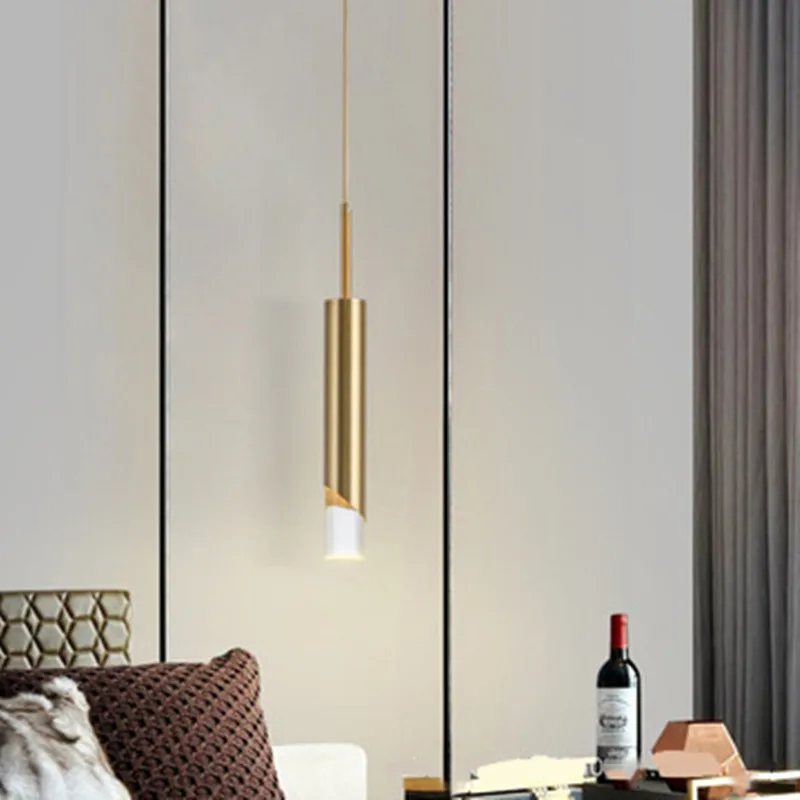 Gold-Aluminium-Pendelleuchte mit modernem LED-Design – Innicio