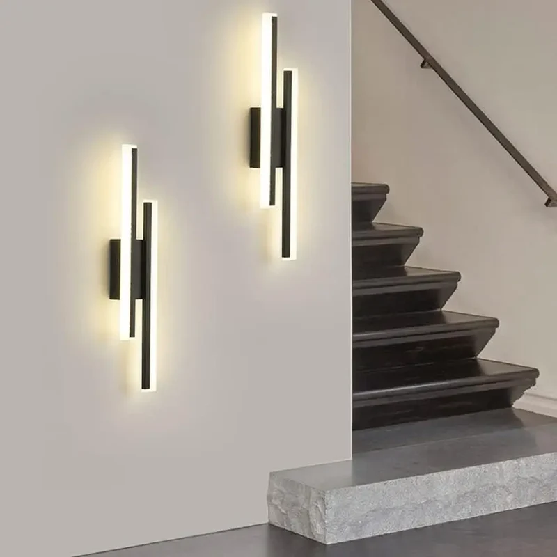 LED-Wandleuchte schwarz - Sylvinia