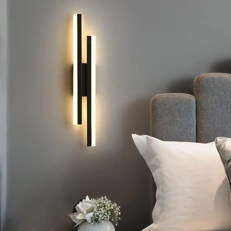 LED-Wandleuchte schwarz - Sylvinia