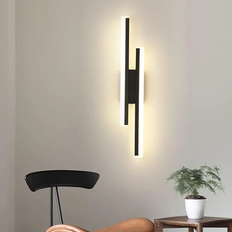 LED-Wandleuchte schwarz - Sylvinia