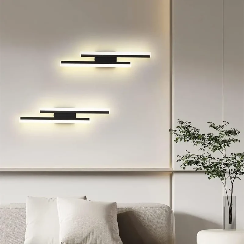 LED-Wandleuchte schwarz - Sylvinia