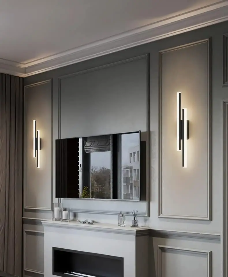 LED-Wandleuchte schwarz - Sylvinia