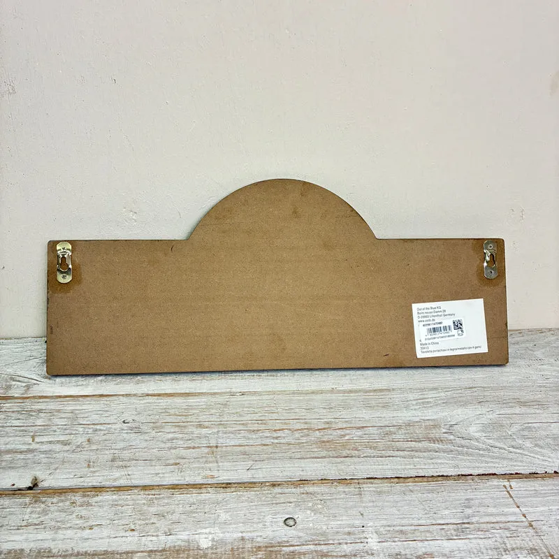 Out of the Blue Garderobe 43cm Holz Hakenleiste Vintage Wandboard