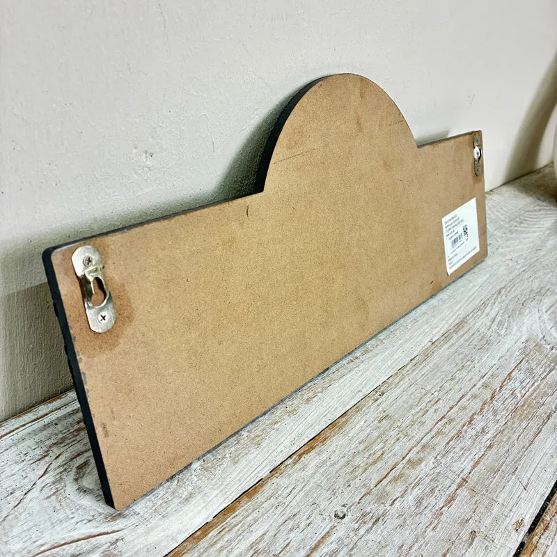 Out of the Blue Garderobe 43cm Holz Hakenleiste Vintage Wandboard