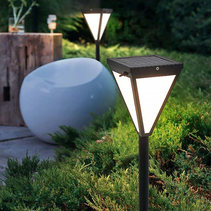 LED-Außenlampe aus schwarzem Metall, modernes Design – Oranys