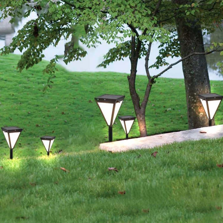 LED-Außenlampe aus schwarzem Metall, modernes Design – Oranys