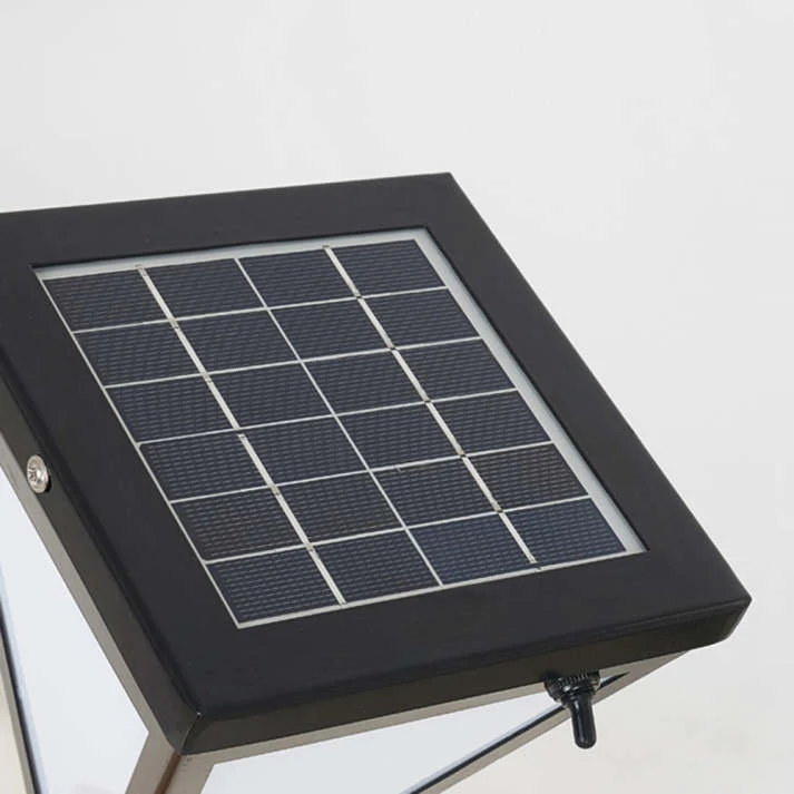 LED-Außenlampe aus schwarzem Metall, modernes Design – Oranys