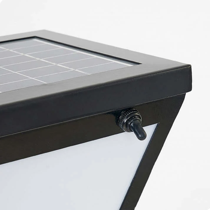 LED-Außenlampe aus schwarzem Metall, modernes Design – Oranys