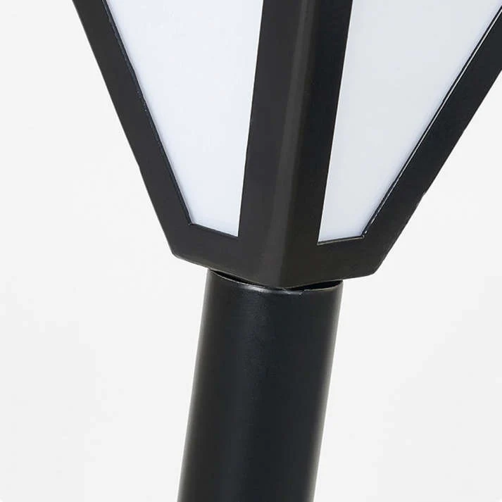LED-Außenlampe aus schwarzem Metall, modernes Design – Oranys