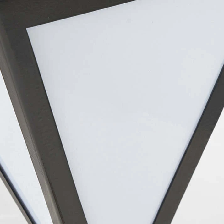 LED-Außenlampe aus schwarzem Metall, modernes Design – Oranys