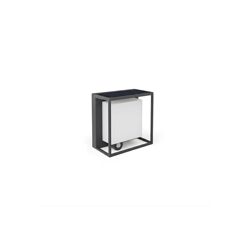 Moderne Solar-Wandleuchte aus Acryl – Célestron