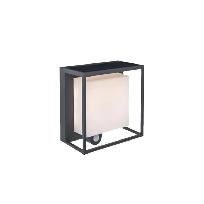 Moderne Solar-Wandleuchte aus Acryl – Célestron