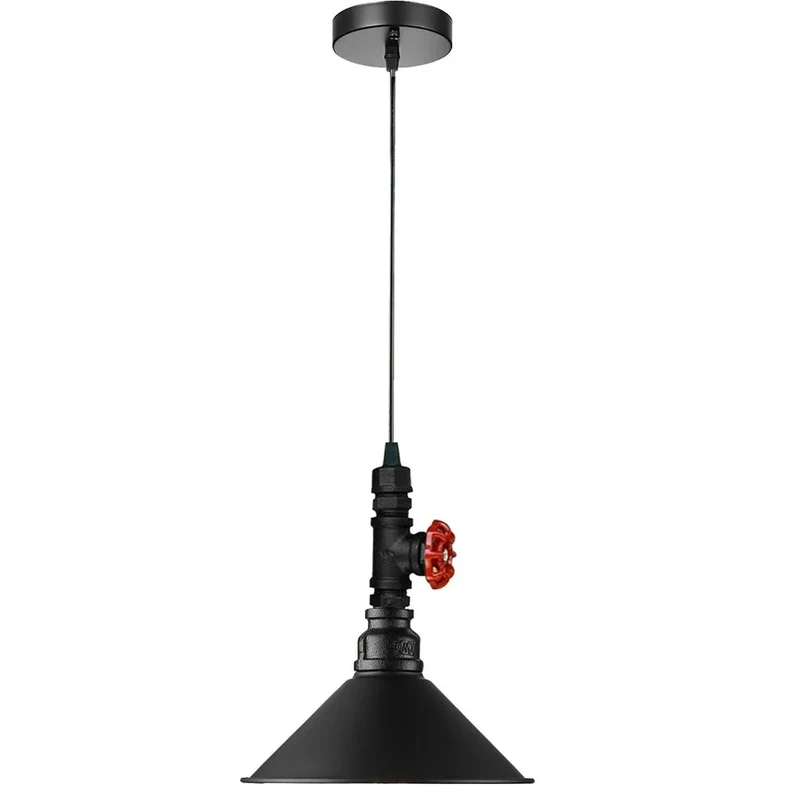 Ledsone Wasserrohr Lampe Industrial Pendelleuchte | Metallrohr Deckenlampe ~ 3349