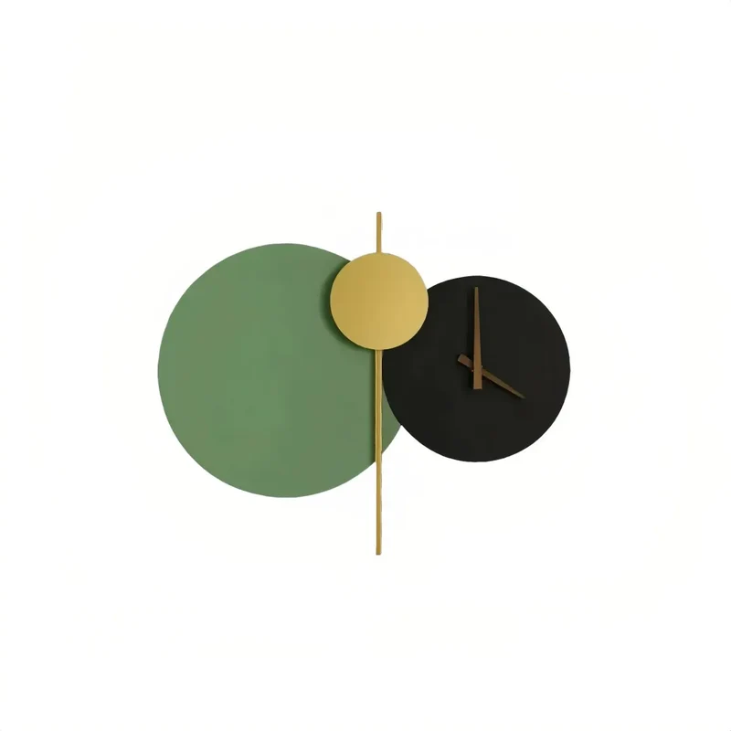 Designer-Wandleuchte mit Uhr für das Schlafzimmer