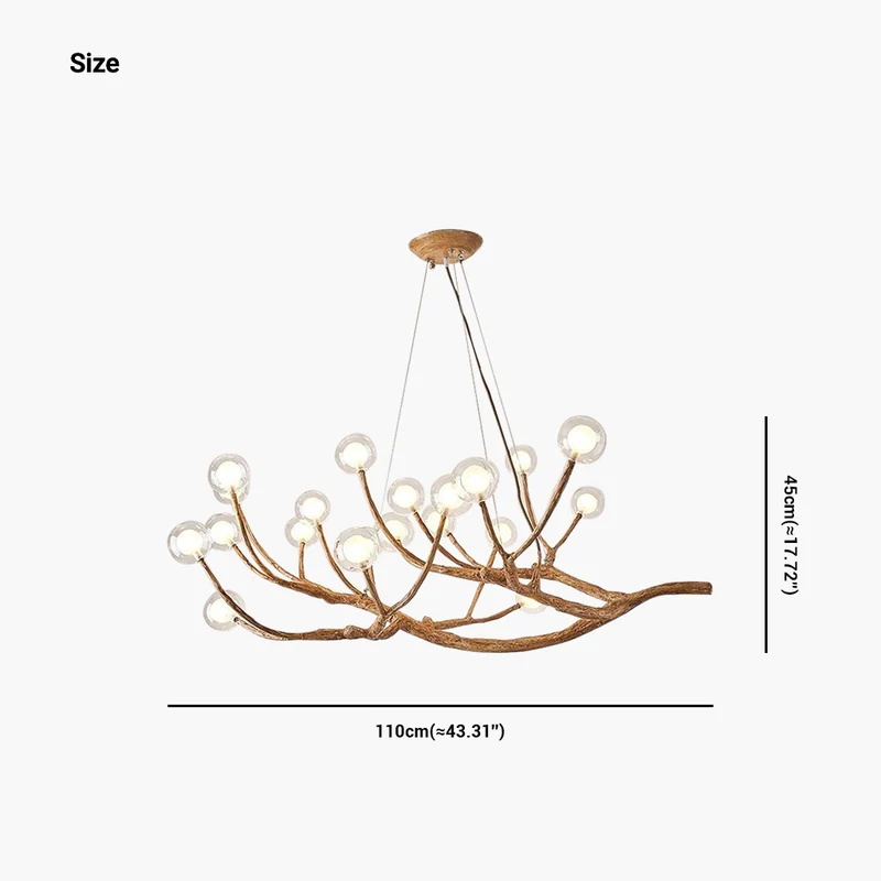Chandelier Nordic Decorative Tree Branch, 8-42 Lights