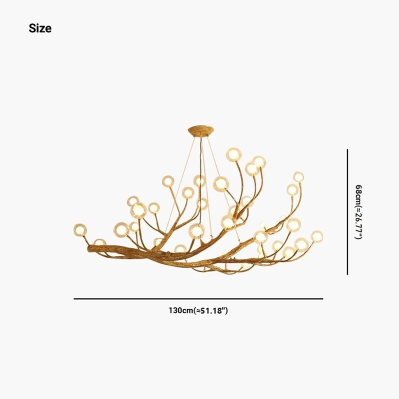 Chandelier Nordic Decorative Tree Branch, 8-42 Lights