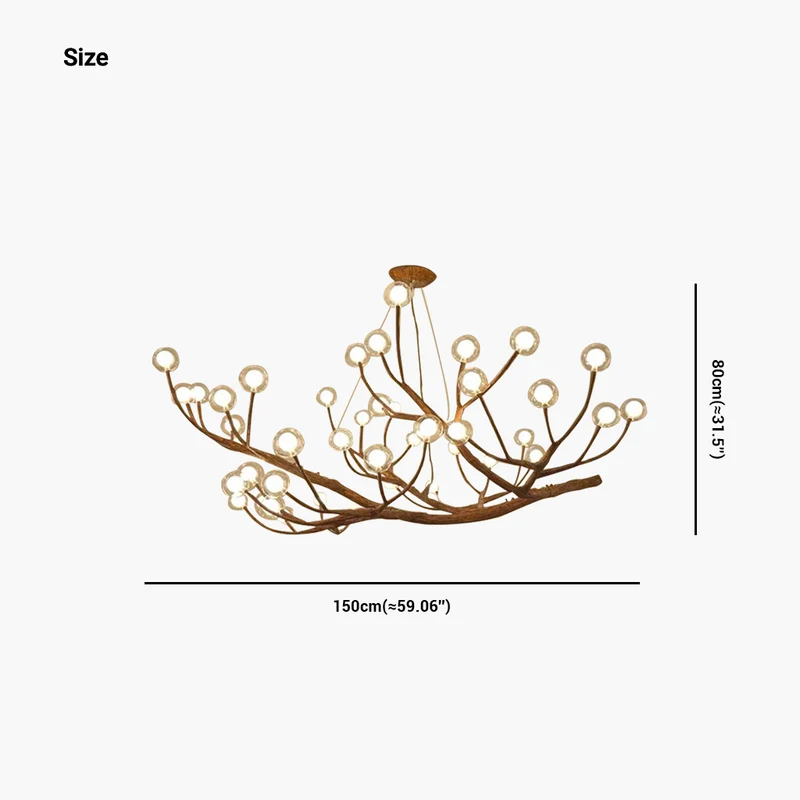 Chandelier Nordic Decorative Tree Branch, 8-42 Lights