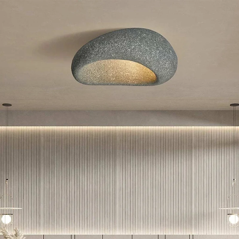 Ceiling Light Flush Mount Japanese Wabi-Sabi Cloud, 5 Colors