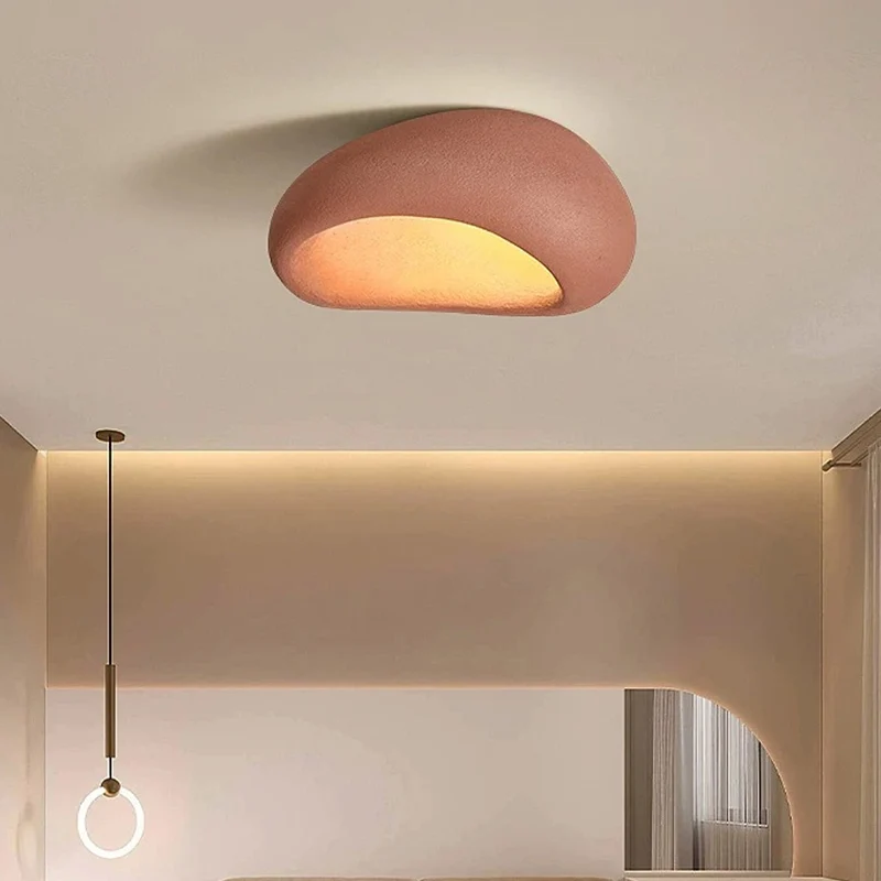 Ceiling Light Flush Mount Japanese Wabi-Sabi Cloud, 5 Colors
