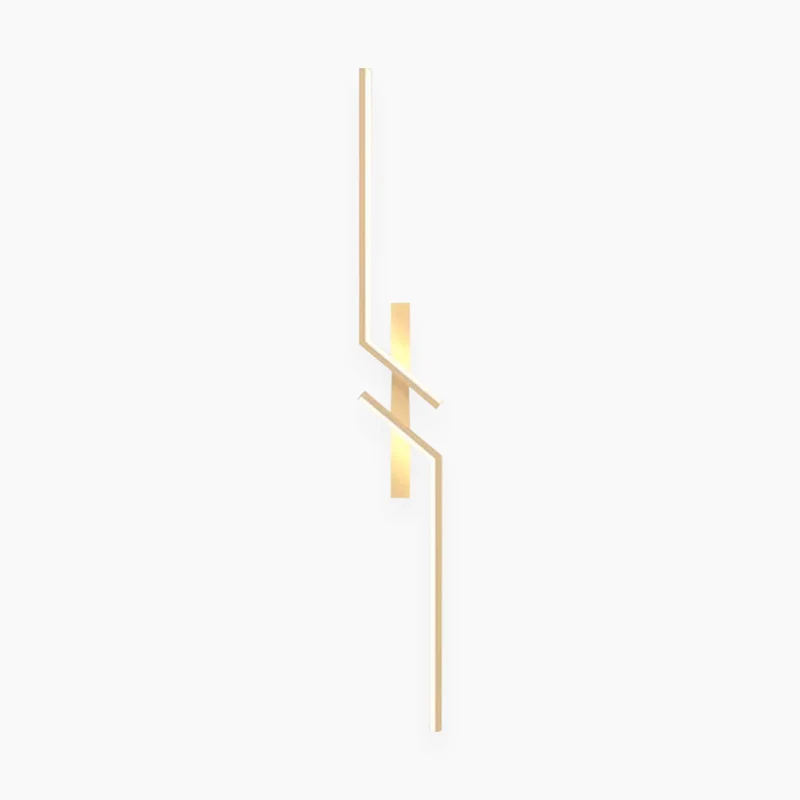Wall Lamp Modern Simple Linear Dimmable LED, Gold / Black