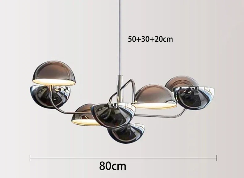 Moderne Pendelleuchte aus Legierung für das Esszimmer – Zéphéa