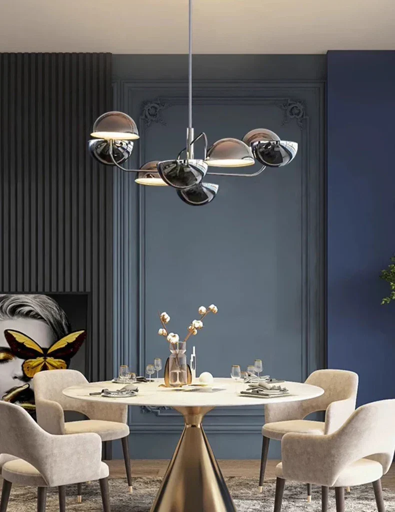 Moderne Pendelleuchte aus Legierung für das Esszimmer – Zéphéa