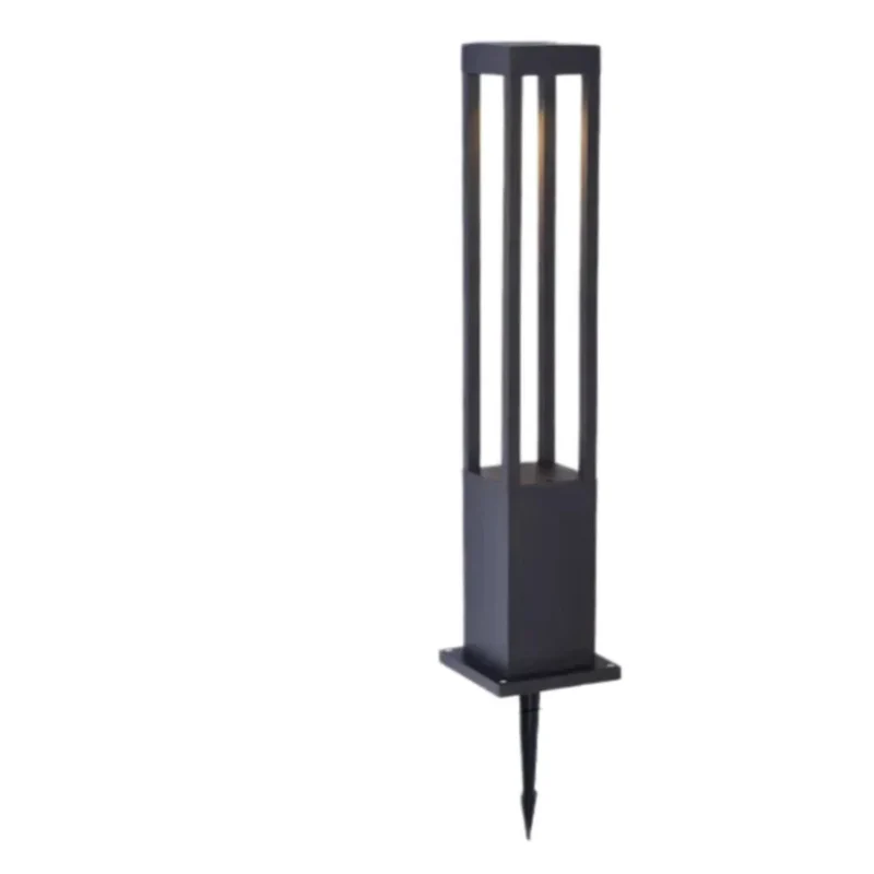 Moderne schwarze Garten-Wegeleuchte mit IP65