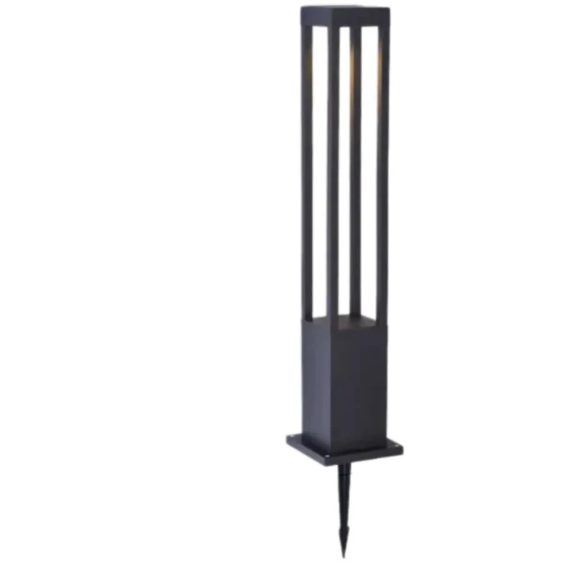 Moderne schwarze Garten-Wegeleuchte mit IP65