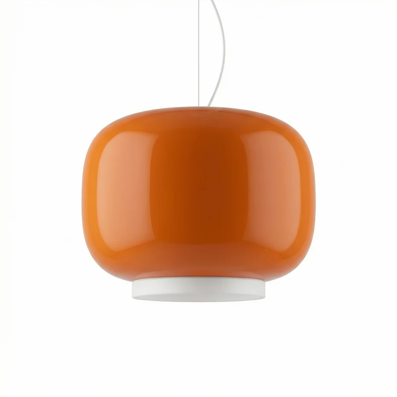 Bunte Glas-Pendelleuchte für Esszimmer und Schlafzimmer – Chromélia
