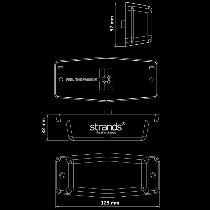 Strands Silver Arrow Doppelbrenner mit Blitzlicht / klare Linse