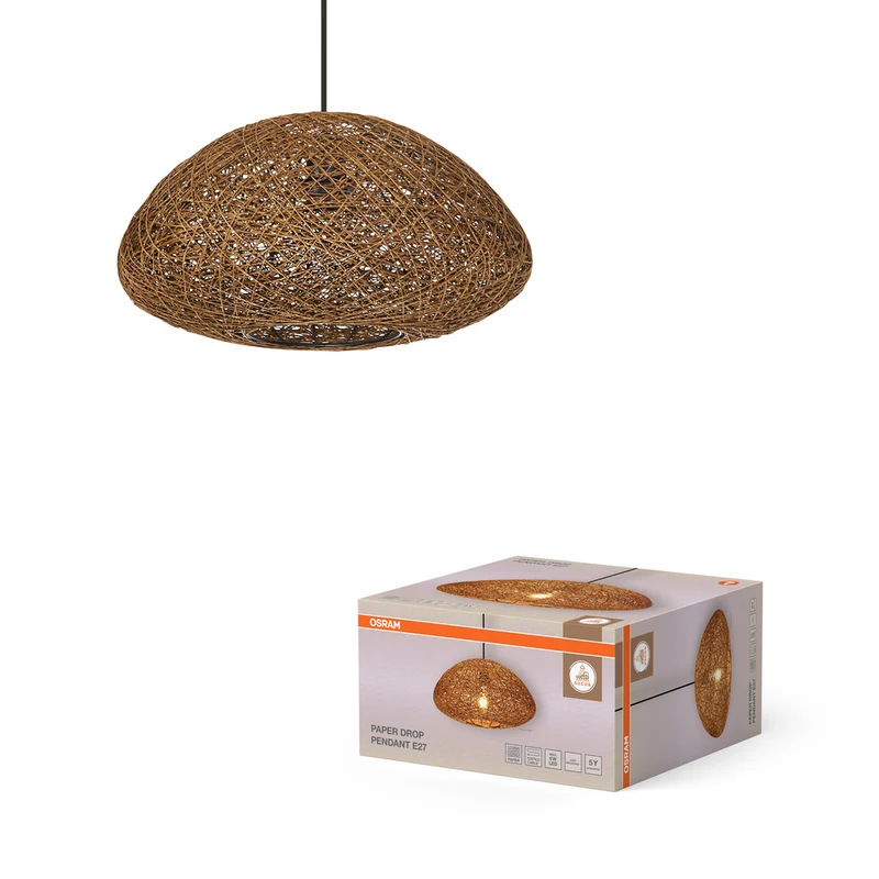 OSRAM DECOR Paper Drop Pendant Pendelleuchte 1xE27 Beige