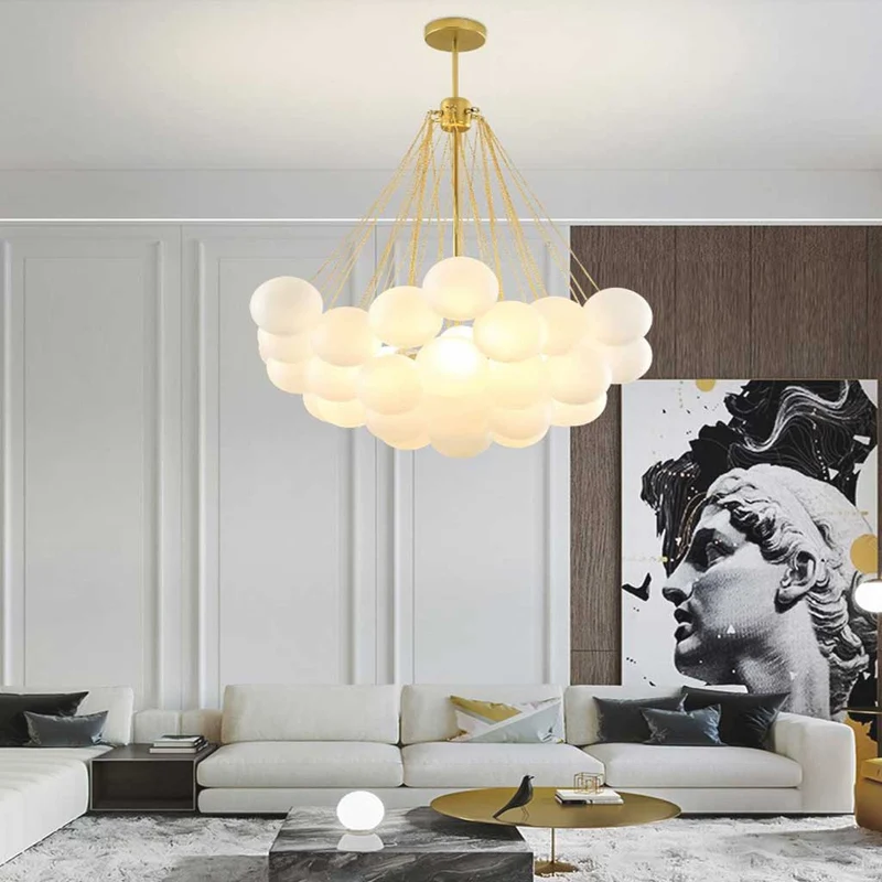 Chandelier Decorative Nordic Modern Glass Ball Bubble