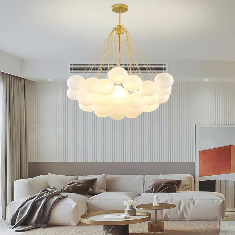Chandelier Decorative Nordic Modern Glass Ball Bubble