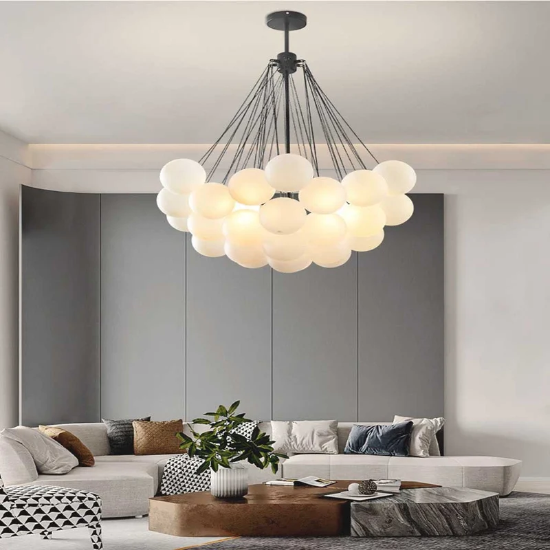 Chandelier Decorative Nordic Modern Glass Ball Bubble