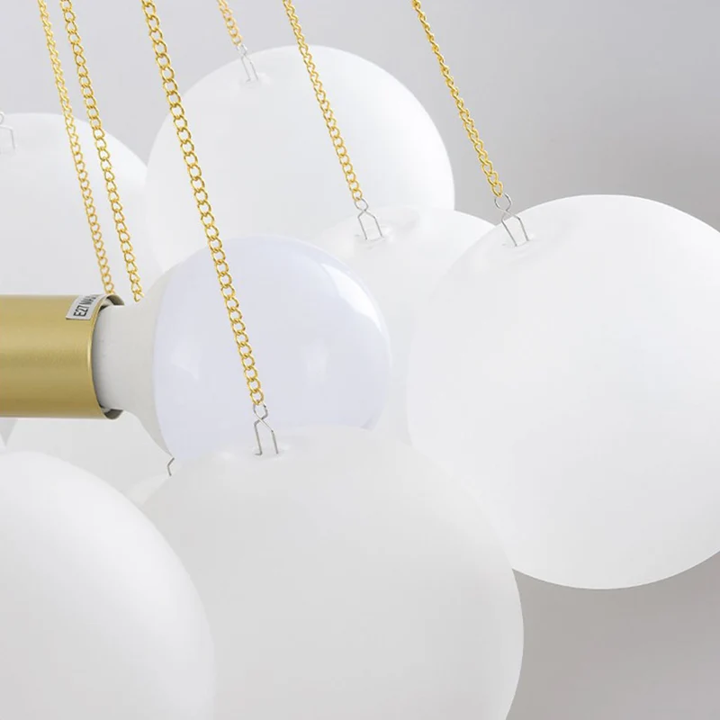Chandelier Decorative Nordic Modern Glass Ball Bubble