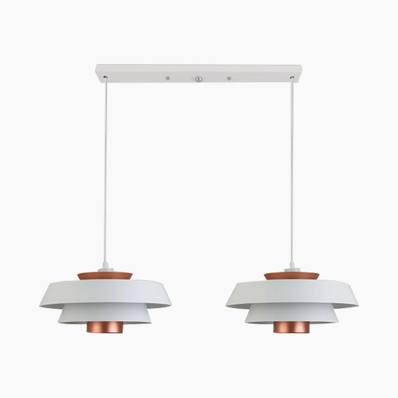 Pendant Light Cool Nordic Scandinavian 3 Tier Layered, Aluminium
