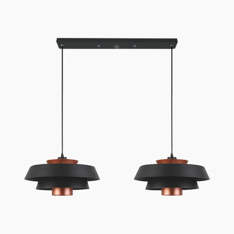 Pendant Light Cool Nordic Scandinavian 3 Tier Layered, Aluminium