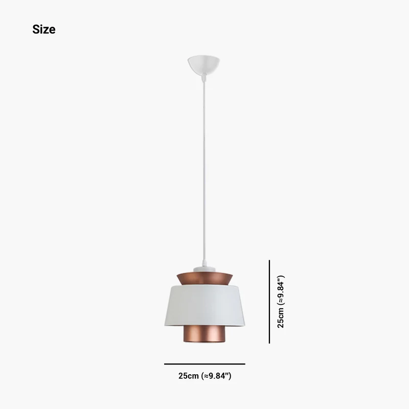 Pendant Light Cool Nordic Scandinavian 3 Tier Layered, Aluminium