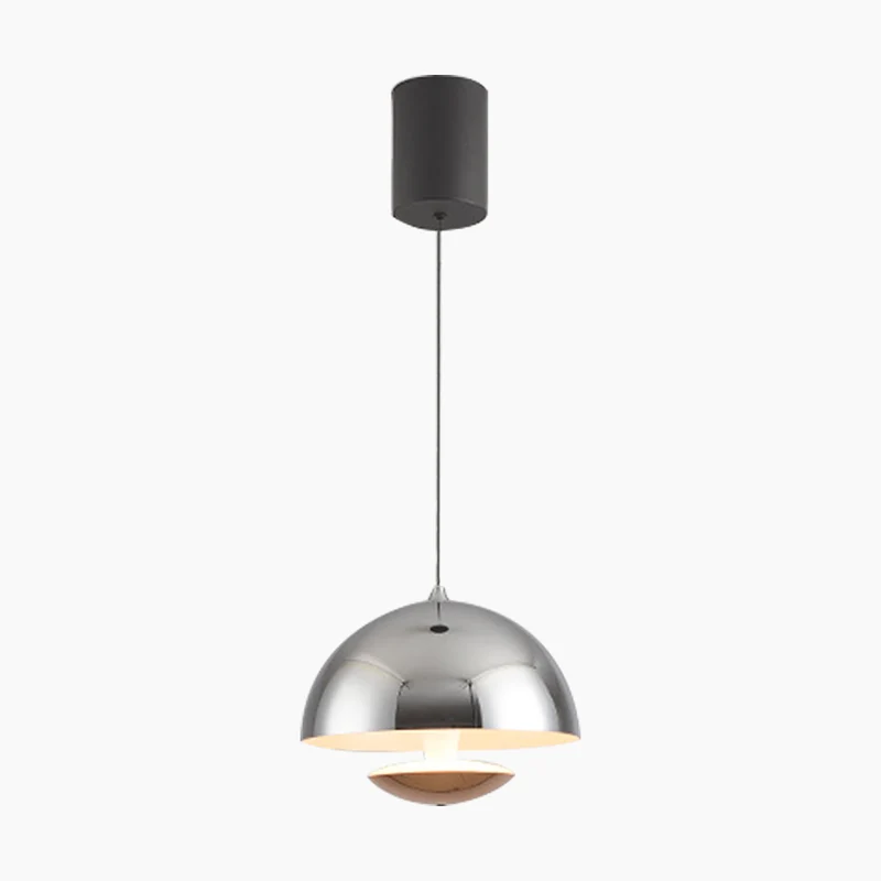 Pendant Light Induction Modern Minimalist Dome Bud, Iron