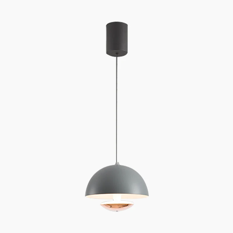 Pendant Light Induction Modern Minimalist Dome Bud, Iron