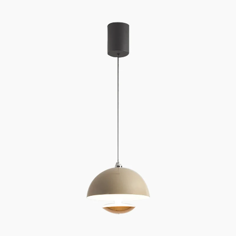 Pendant Light Induction Modern Minimalist Dome Bud, Iron