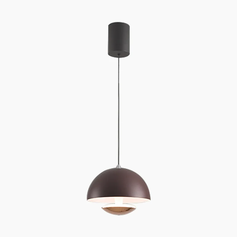Pendant Light Induction Modern Minimalist Dome Bud, Iron