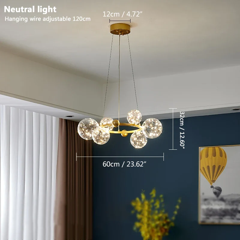 Moderne LED Metall Pendelleuchte – Nécrosia