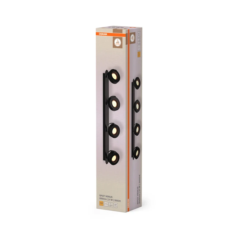 OSRAM DECOR SPOT VENUS Deckenleuchte, 21W, 910lm, schwarz