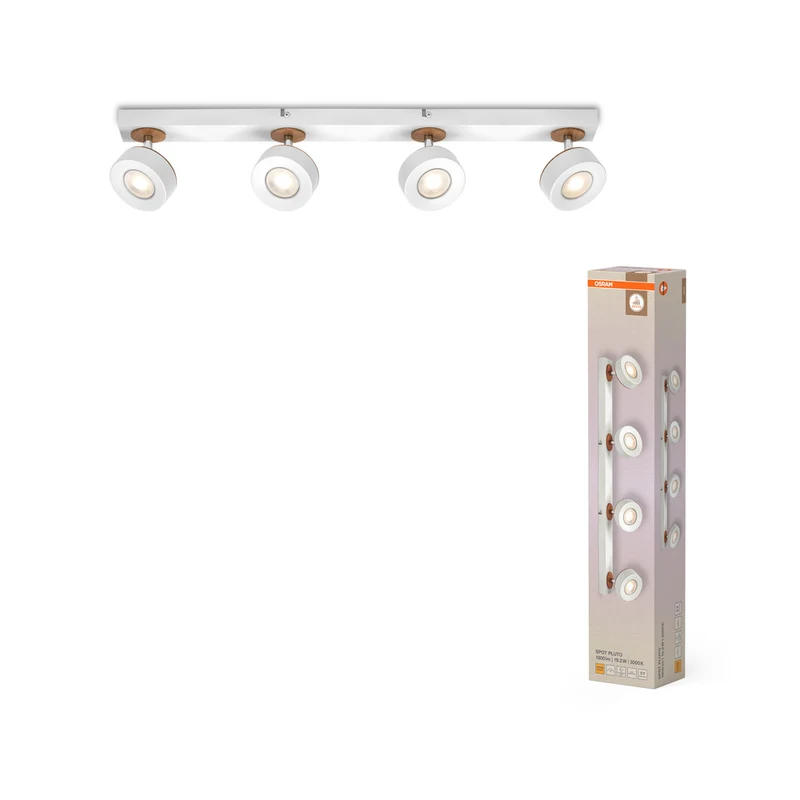 OSRAM DECOR SPOT PLUTO Deckenleuchte, 19,2W, 1.250lm, weiß
