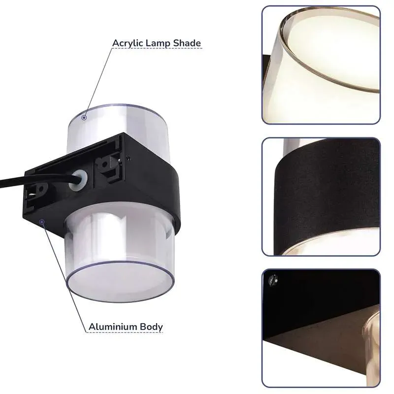 12W LED Außenwandleuchte IP54 | Gartenlampe ~3387