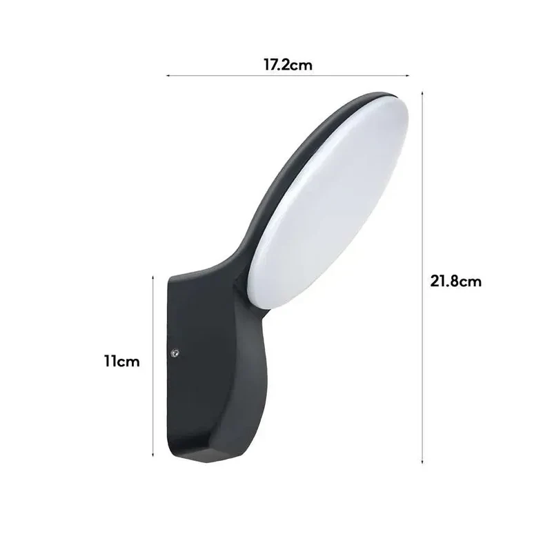 LED Außenwandleuchte Terrasse | IP54 | 12W ~3385