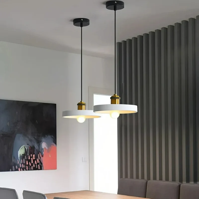 Nordic Pendelleuchte aus Resin für Esszimmer