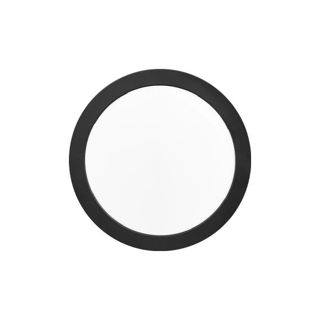 LED Aufbaudownlight Slim | Deckenleuchte rund | 24W | Schwarz | Ø285mm | CCT - 3 Lichtfarben