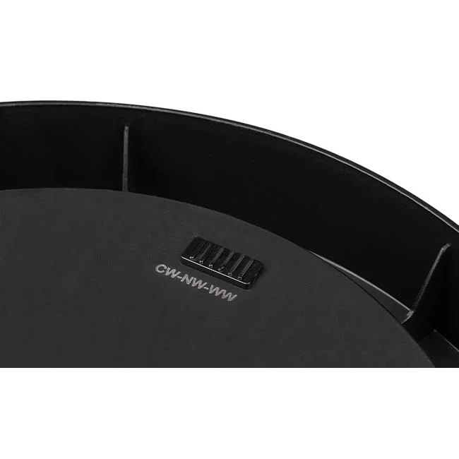 LED Aufbaudownlight Slim | Deckenleuchte rund | 24W | Schwarz | Ø285mm | CCT - 3 Lichtfarben